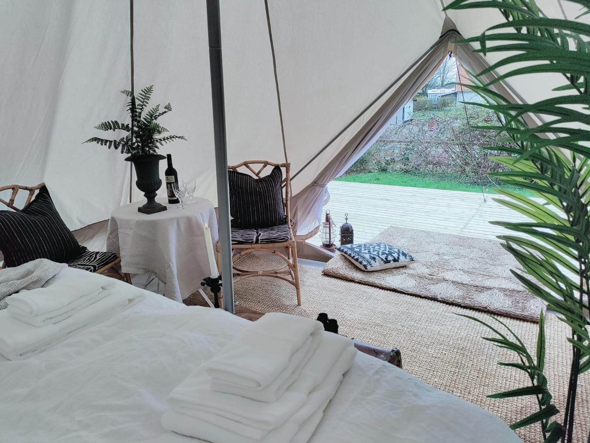 Luxury Tent With Restroom And Shower, Close To The Beach Ystad Extérieur photo