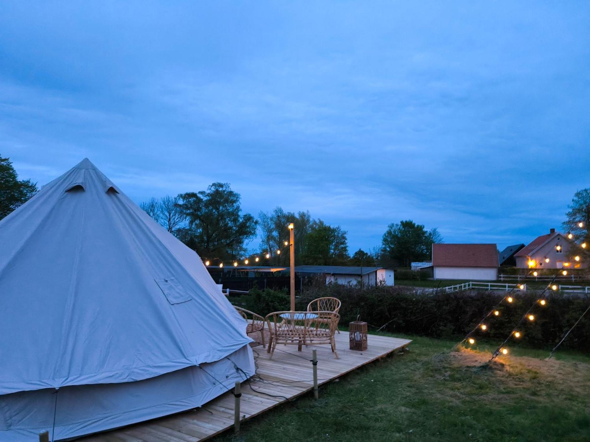 Luxury Tent With Restroom And Shower, Close To The Beach Ystad Extérieur photo