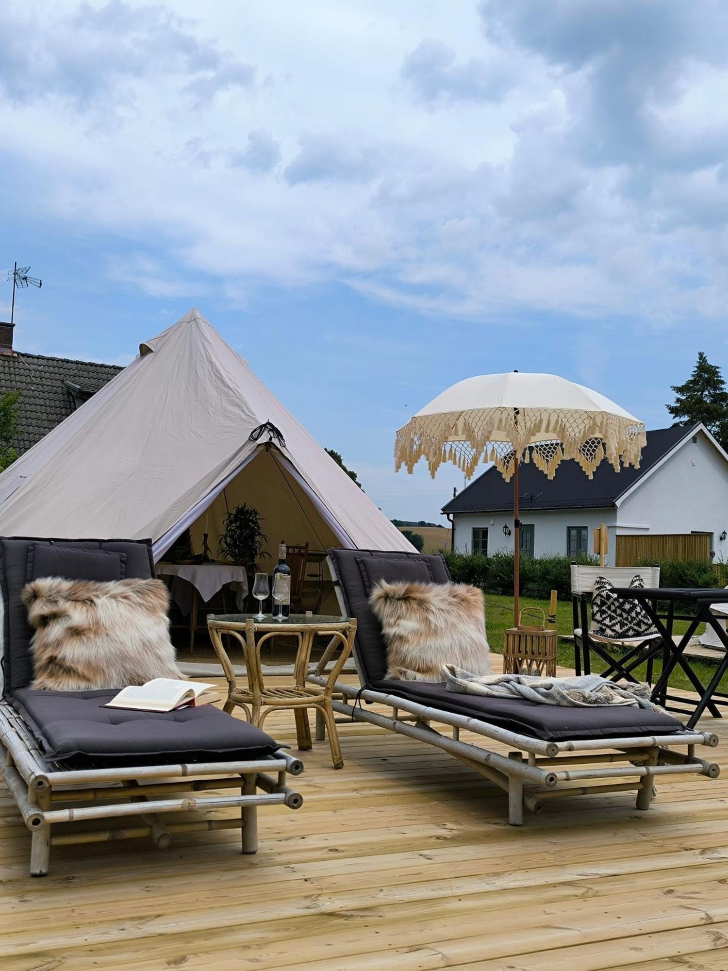Luxury Tent With Restroom And Shower, Close To The Beach Ystad Extérieur photo